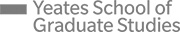 logo de la yeates school of graduate studies
