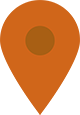 icône de l'épingle de la carte orange