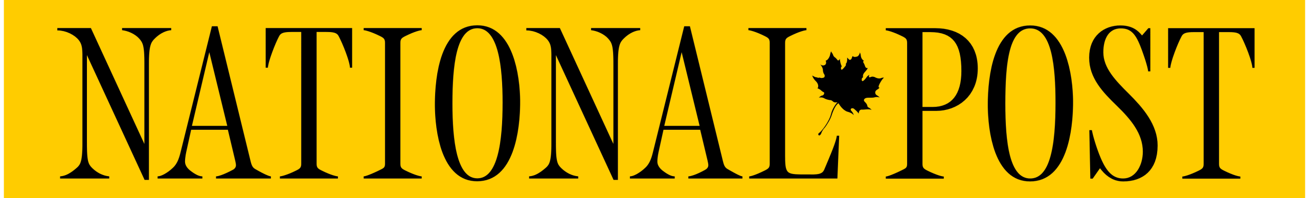 logo de la poste nationale en lettres noires sur fond jaune