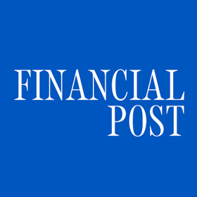 financial post logo in blue