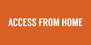 orange background with text that says "access from home"