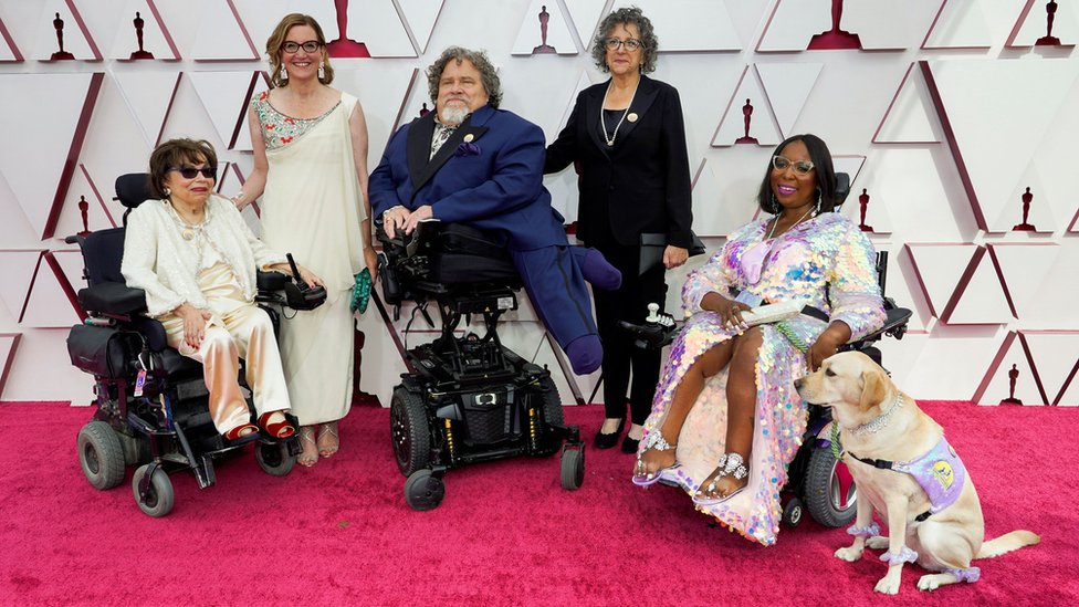 Stars of Crip Camp film on the red carpet