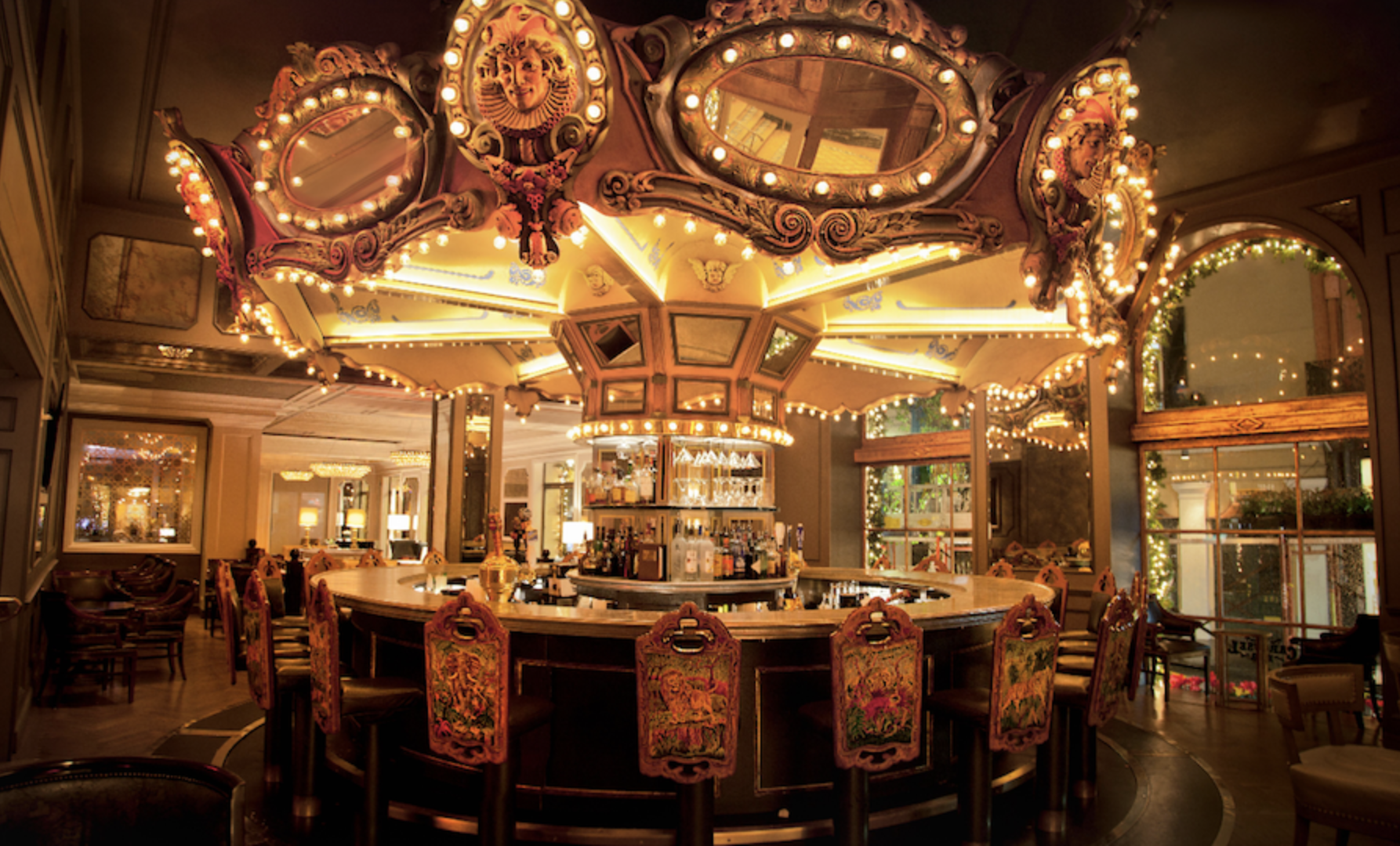 carousel bar light up