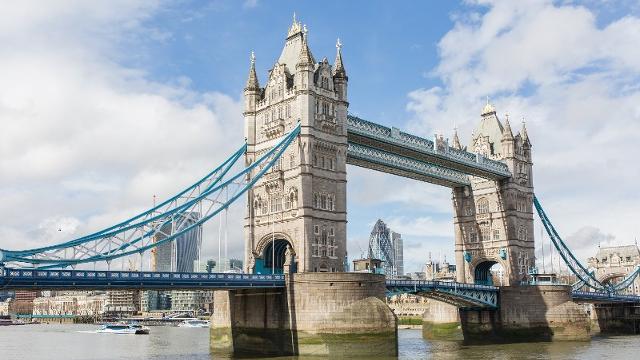 Tower Bridge on a beautiful sunny day