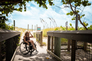 Our lovely mapper, Kristin, at Fort Lauderdale.