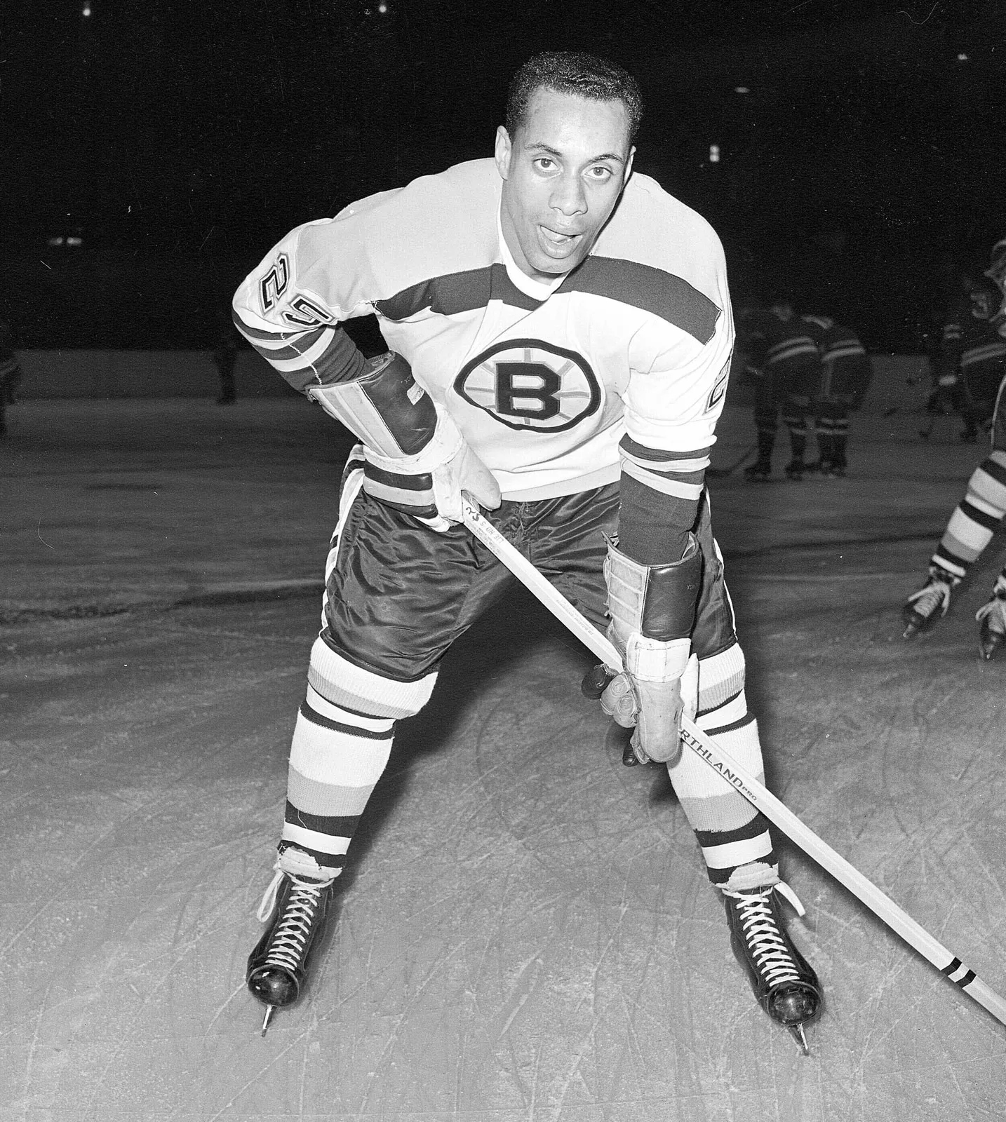 black and white photo of johnnie lacy