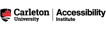 carleton university accessibility institute logo